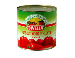 Pomodori Pelati Divella da 2500g - NUMA Ingross