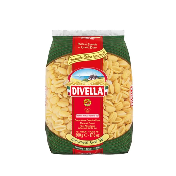 Gnocchetti Sardi Divella N°58 Trafilati al Bronzo da 500g