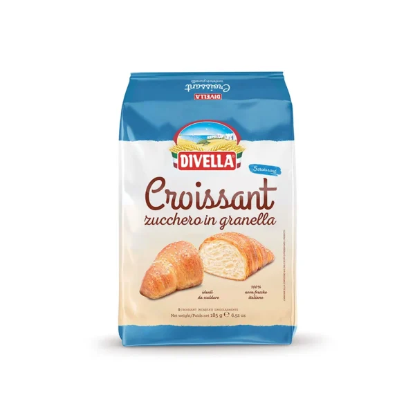 Croissant Divella con Granella di Zucchero 5 pezzi